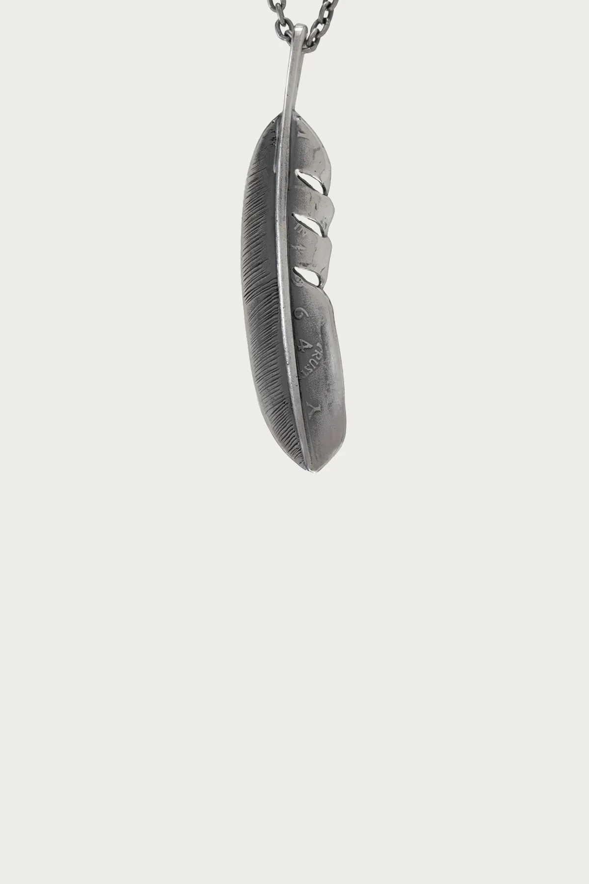 50 Half Feather Necklace