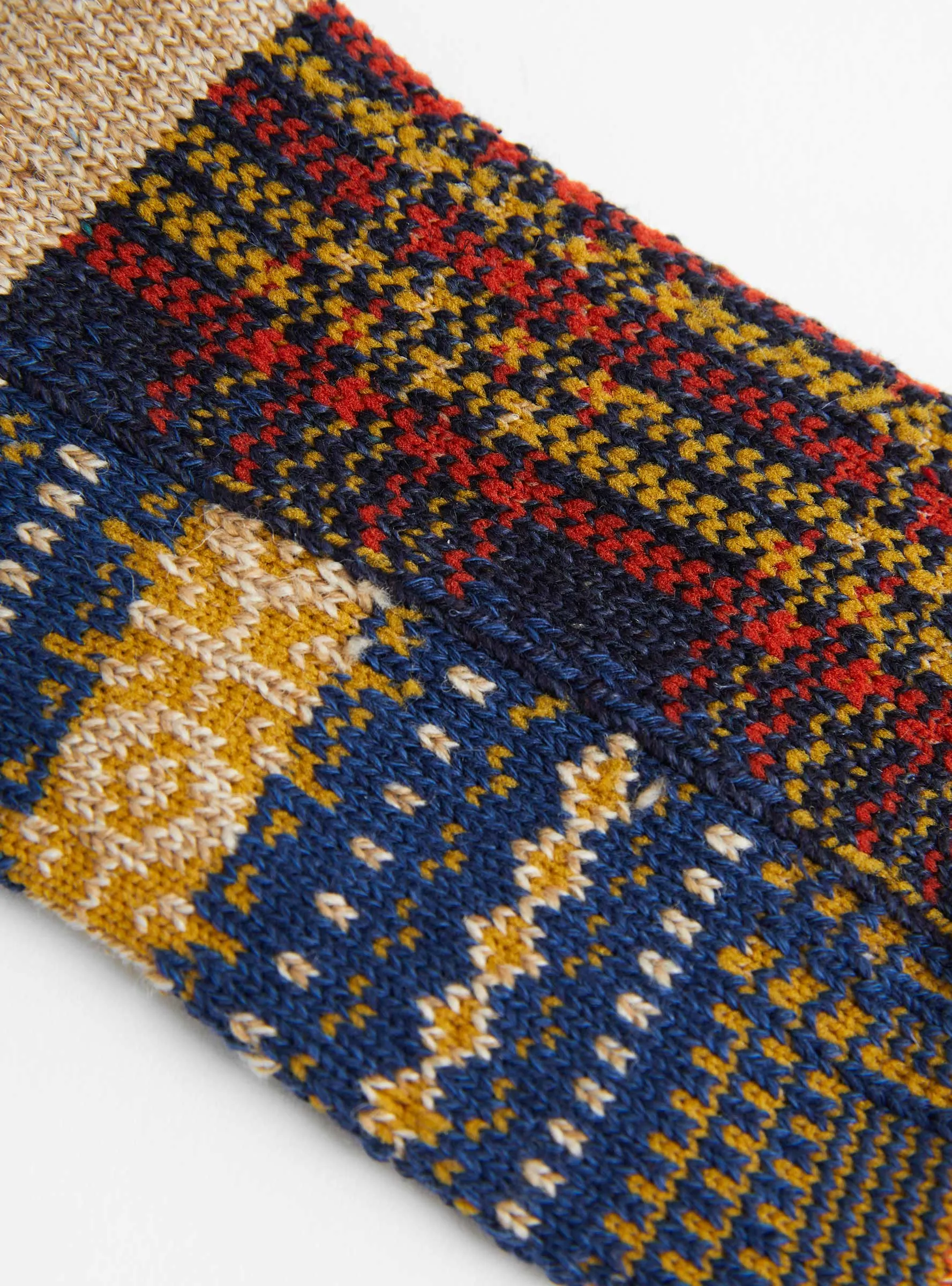 84 Yarns Patchwork Tweed Fairisle Socks