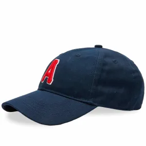 Aape By A Bathing Ape Collegiate Cap in Navy