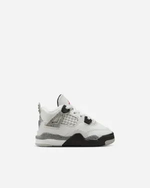 Air Jordan 4 Retro OG White Cement (Toddler)