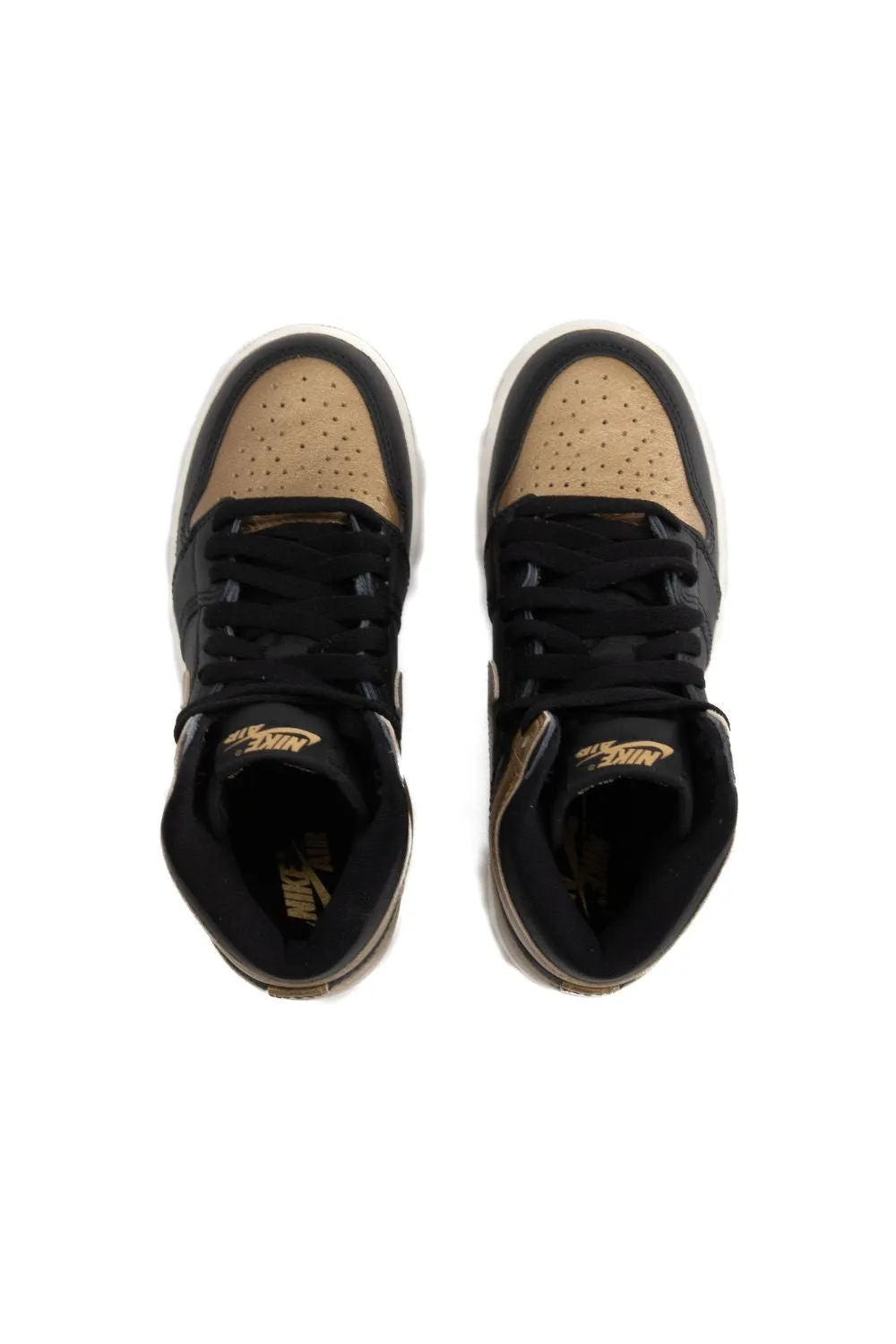 Air Jordan Kids 1 Retro High OG 'Black/Metallic Gold'