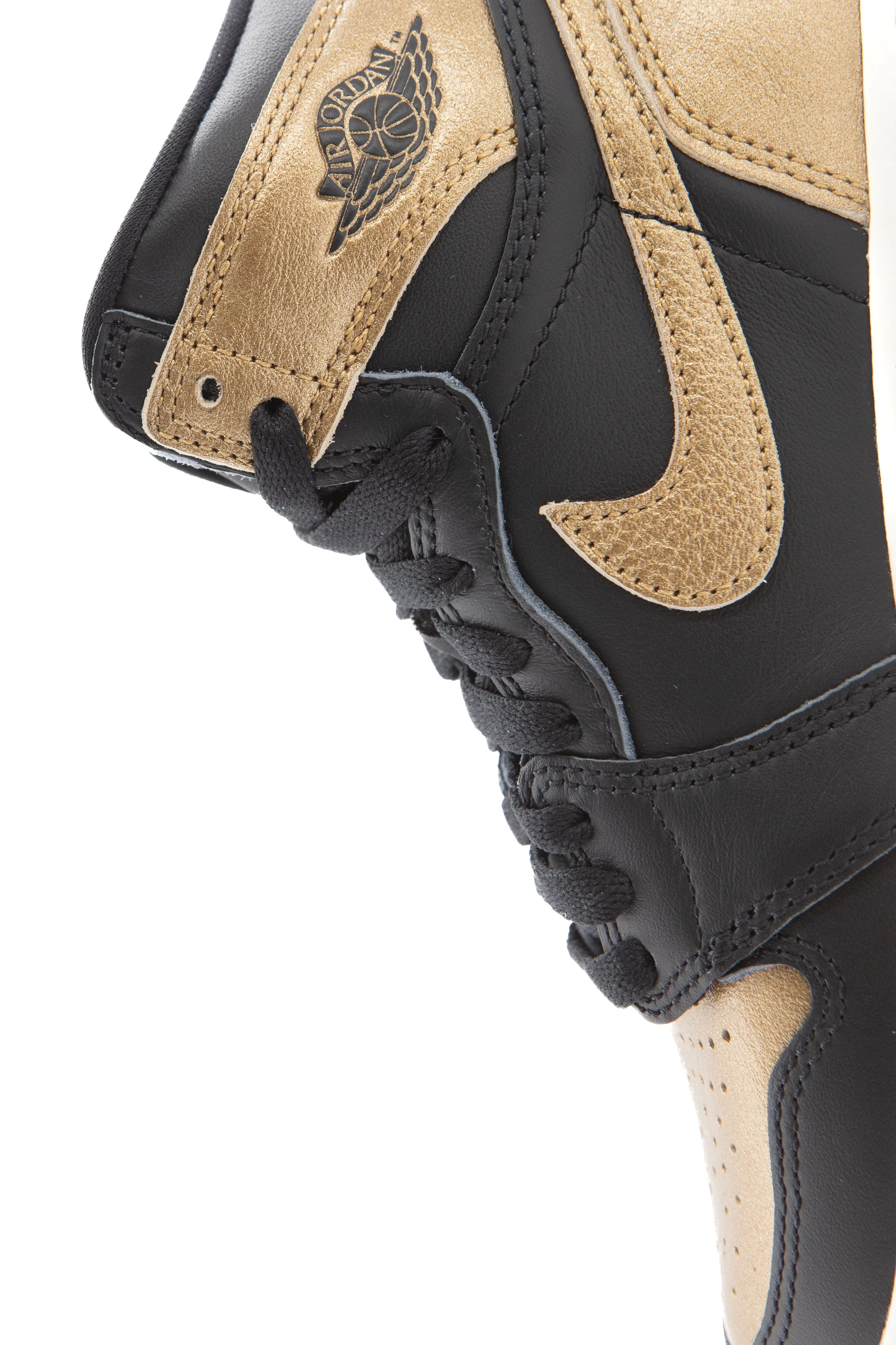 Air Jordan Kids 1 Retro High OG 'Black/Metallic Gold'