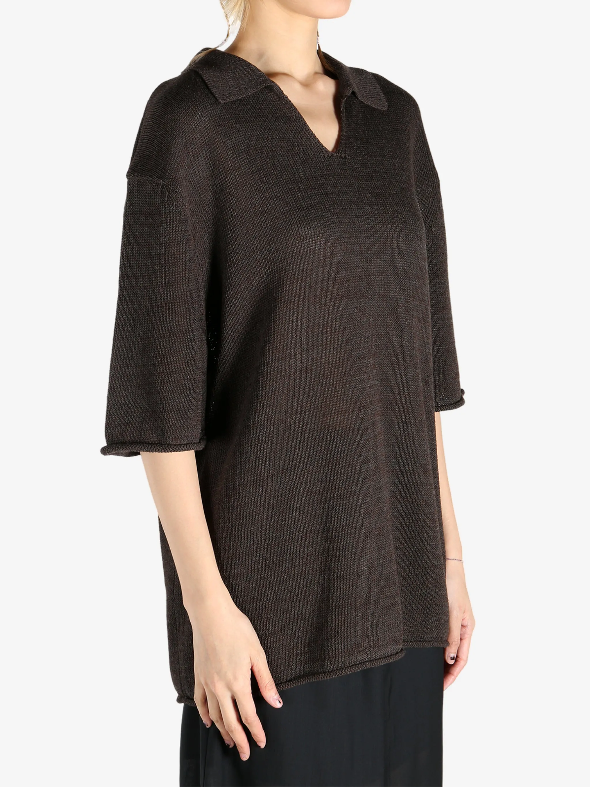 AMOMENTO - Women Knitted Polo