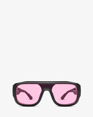 AriZona x Thierry Lasry - 57mm Shield Sunglasses - (Black/Pink)