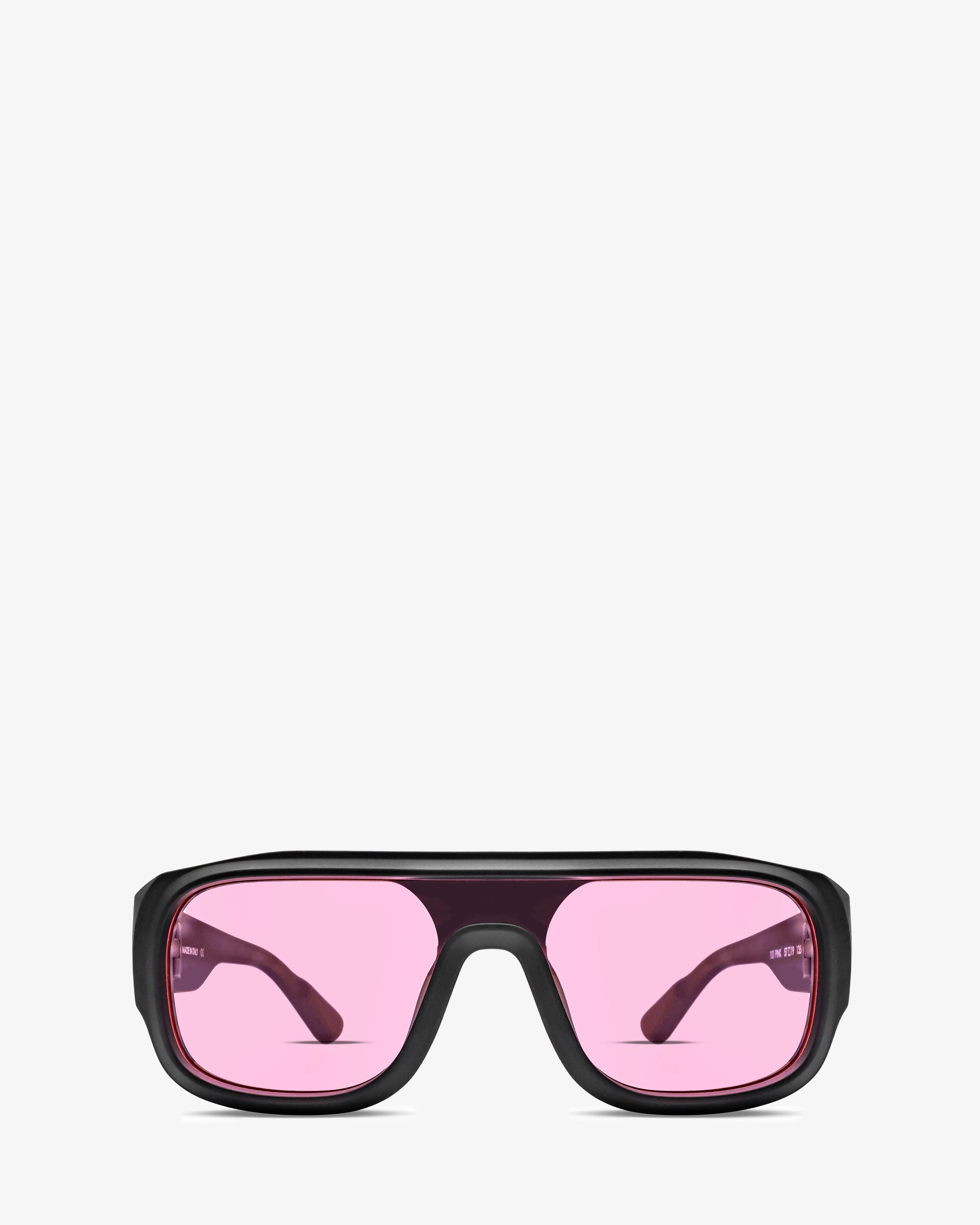 AriZona x Thierry Lasry - 57mm Shield Sunglasses - (Black/Pink)