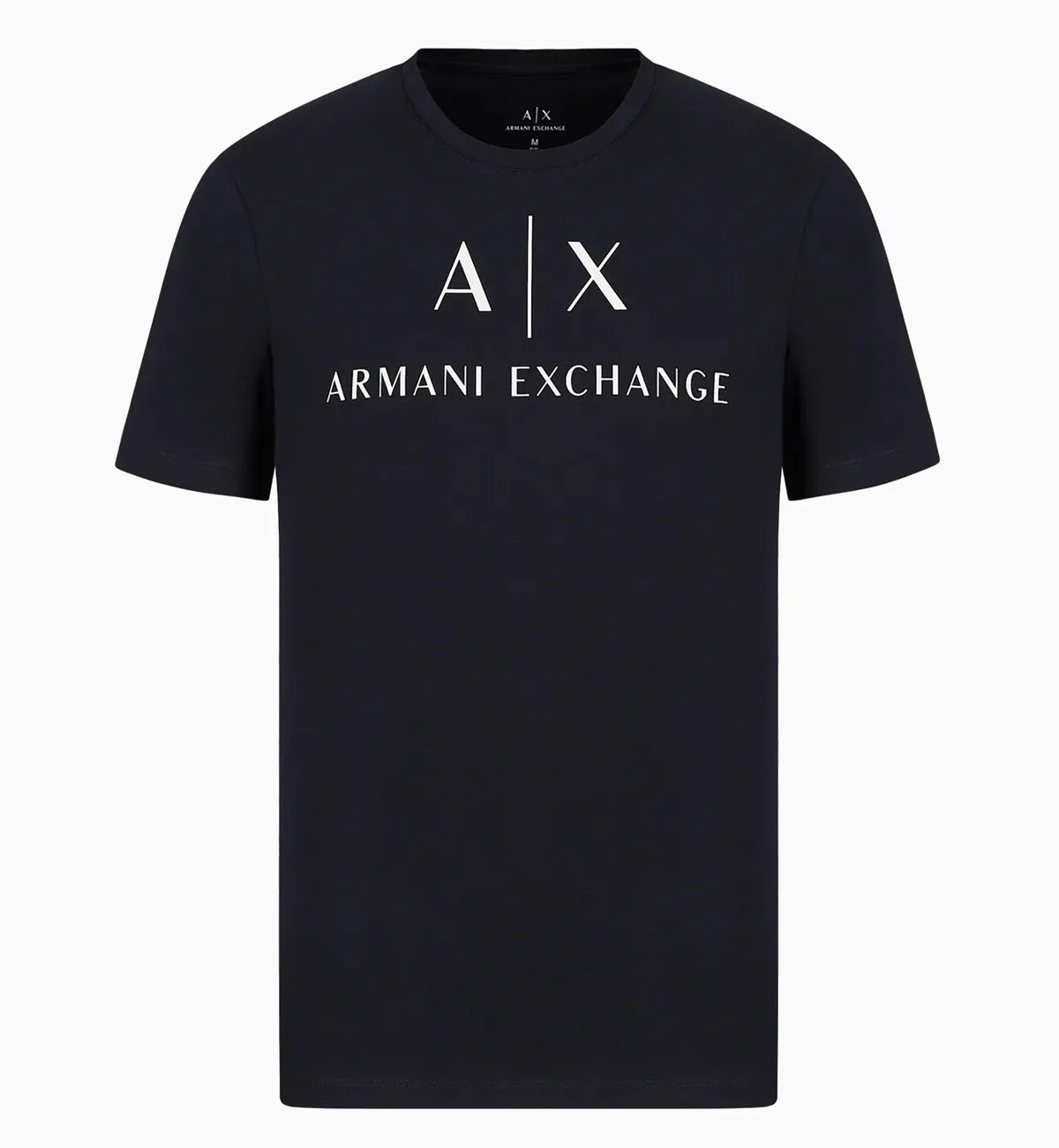 Armani Exchange Slim Fit Center Logo Tee (Black)