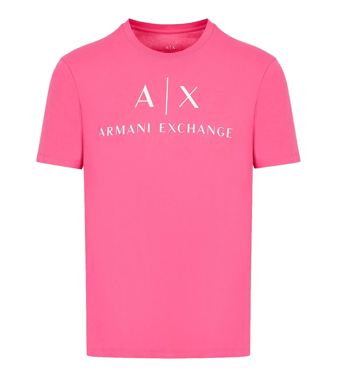 Armani Exchange Slim Fit Center Logo Tee (Pink)