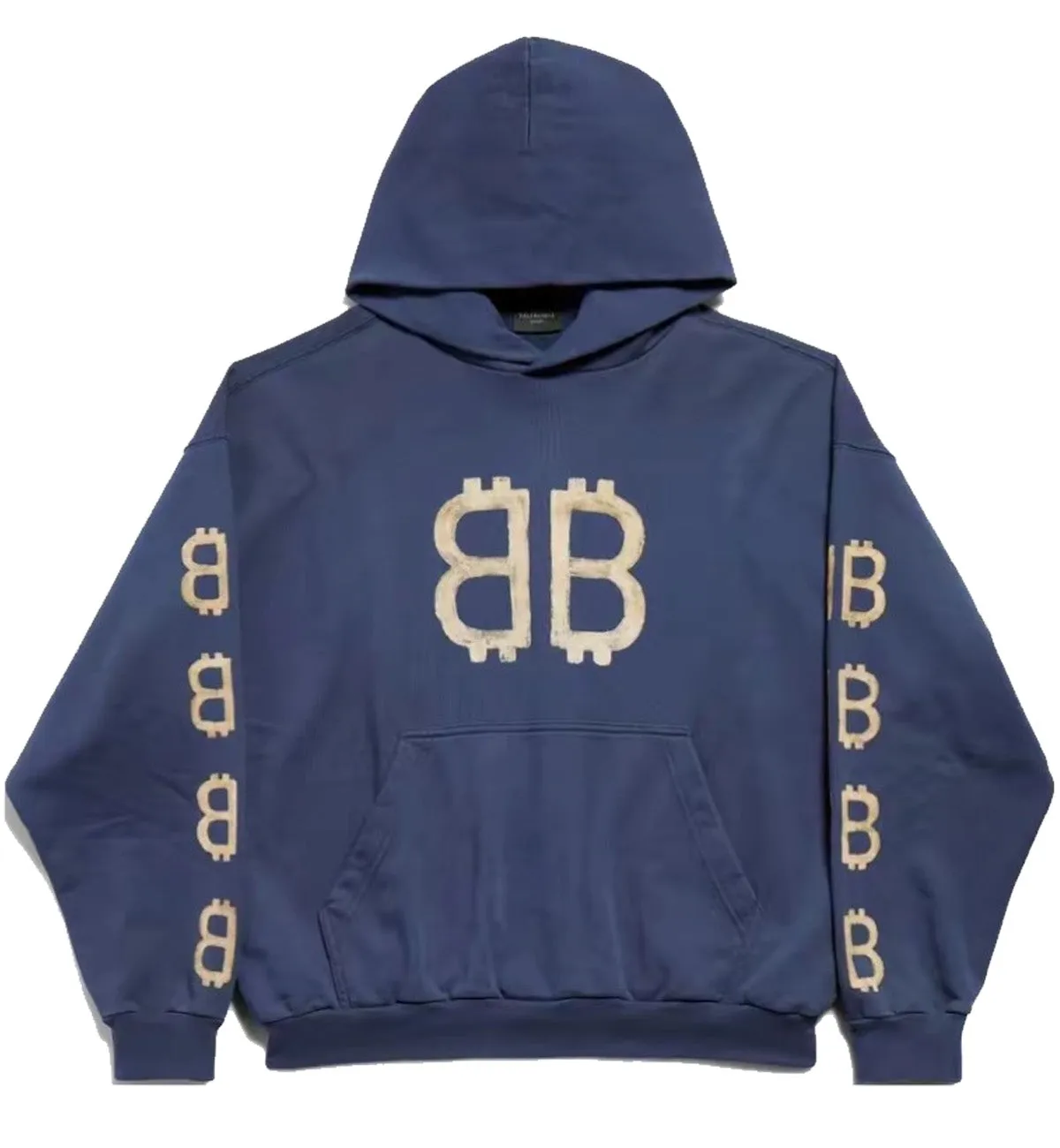 Balenciaga Crypto Monogram Graphic Hoodie