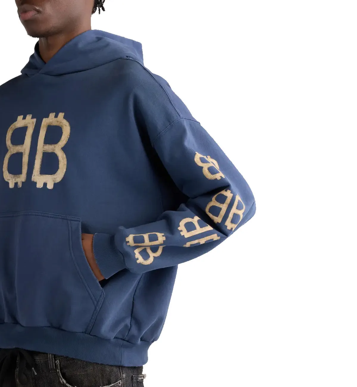 Balenciaga Crypto Monogram Graphic Hoodie