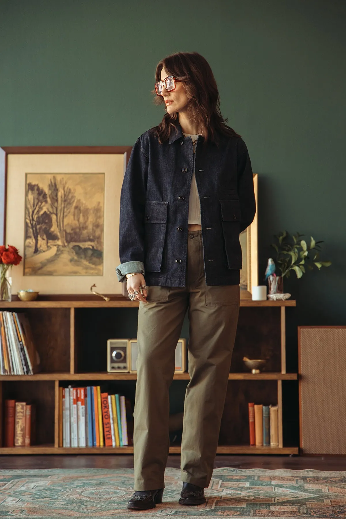 Boxy Jacket - Denim Indigo