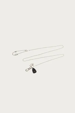 Brass Anchor Snood Chain - Silver