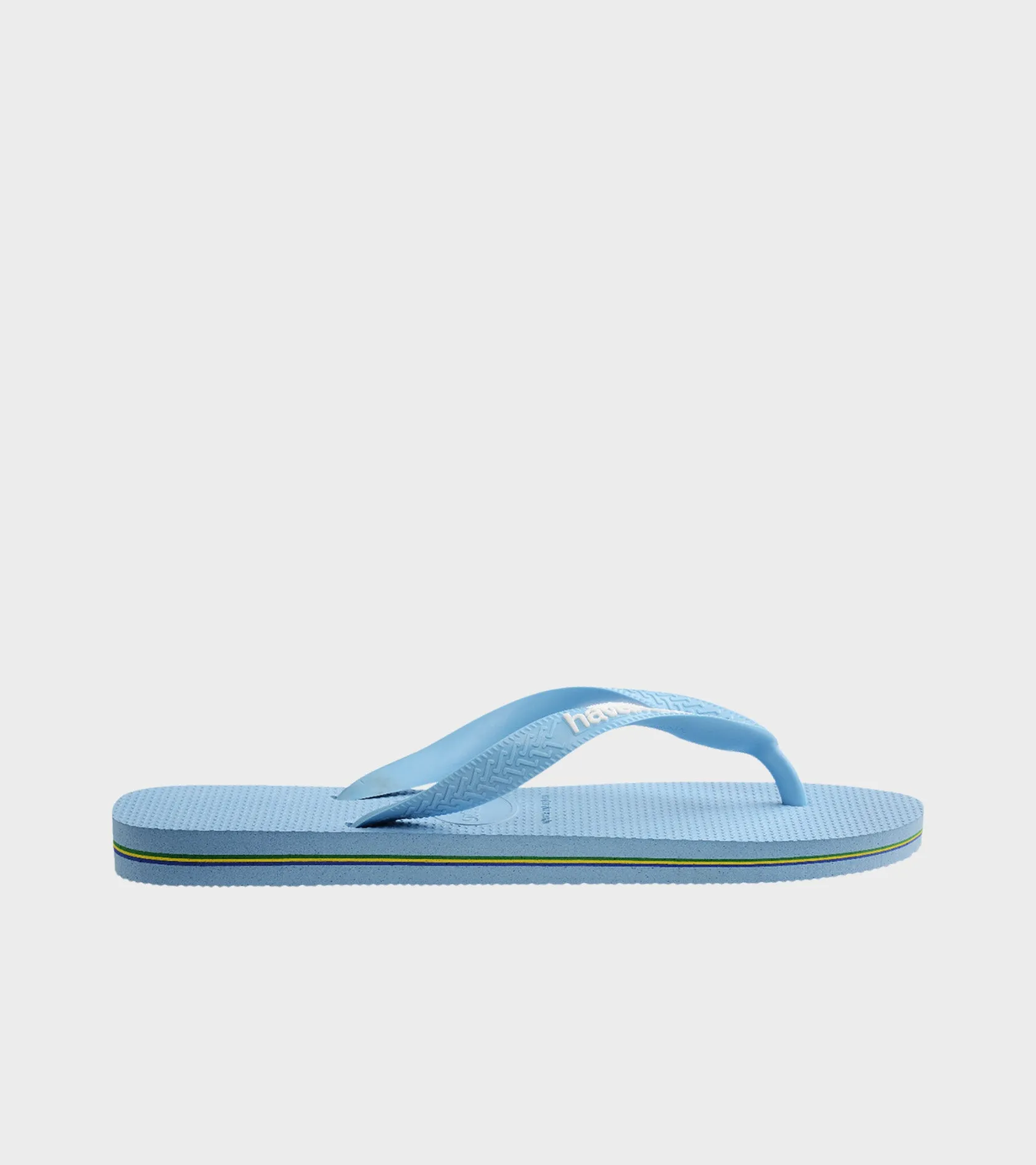 Brazil Logo Flip Flops Blue Lavender/White