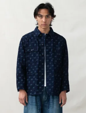 Coverall Indigo Kasuri (Papillon)