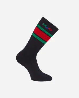 Crew Sock - Navy/Green/Red