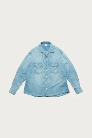 C.T.L. Comfort Denim Shirt - 8oz Light Indigo