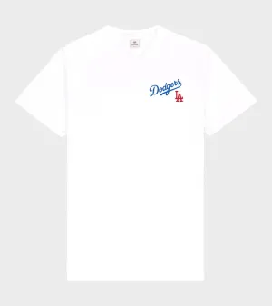 Dodgers Serif T-Shirt White/Team Blue