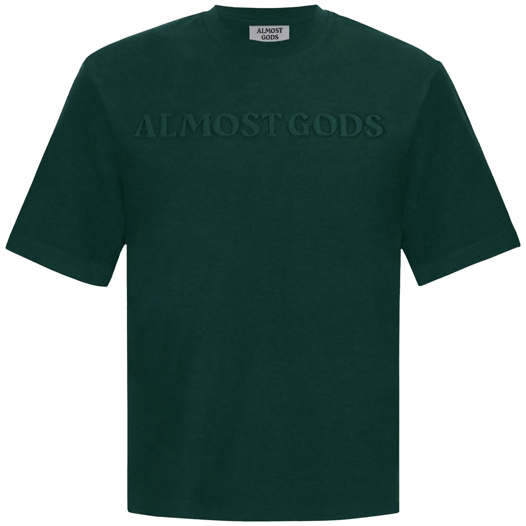 EMBOSSED KNIT TEE (PINE)