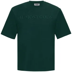 EMBOSSED KNIT TEE (PINE)