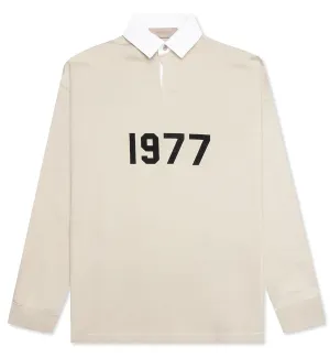 Fear of God Essential 1977 Long Sleeve Polo Tee (Wheat)