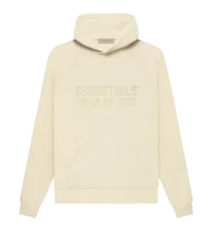 Fear of God Essential FW22 Logo Hoodie Egg-Shell