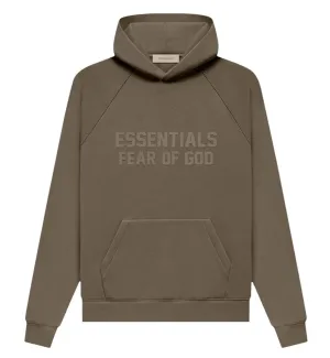 Fear of God Essential FW22 Logo Hoodie Wood