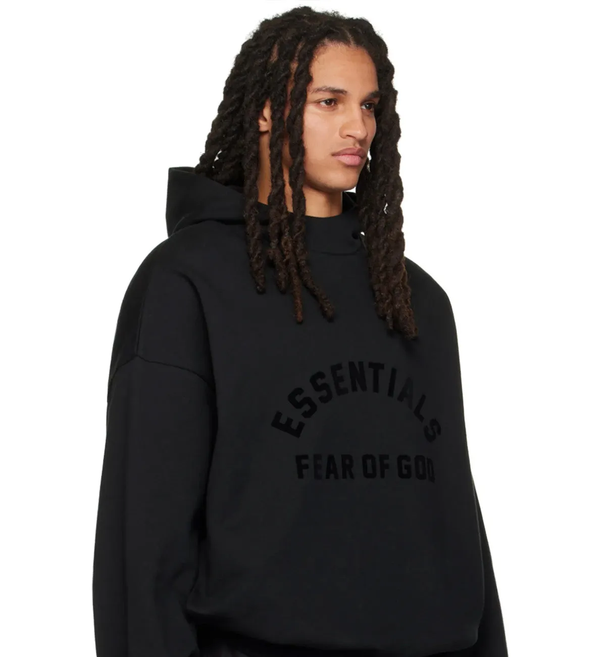 Fear of God - Essentials Hoodie SS23 (Jet Black Bonded)