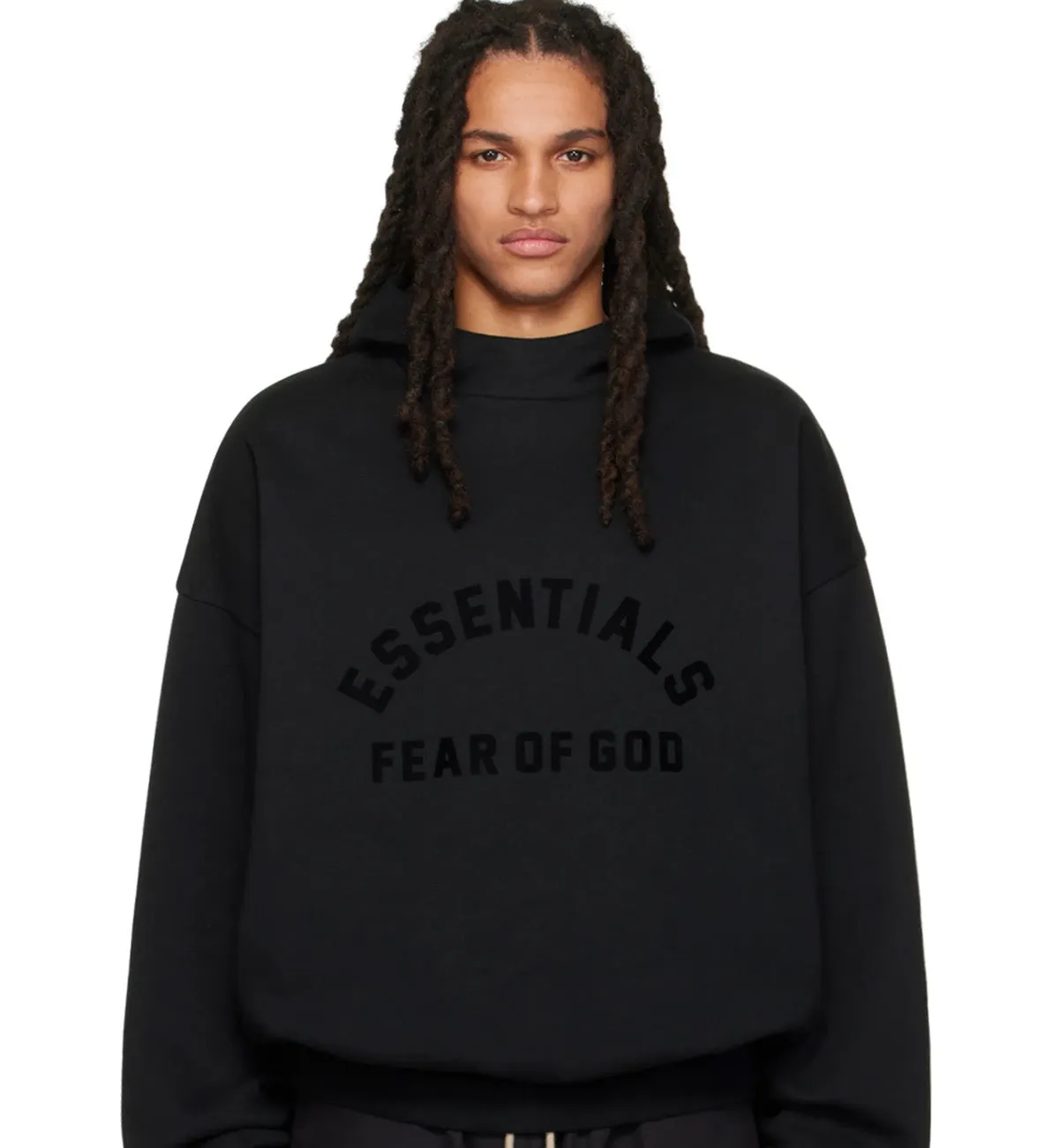 Fear of God - Essentials Hoodie SS23 (Jet Black Bonded)