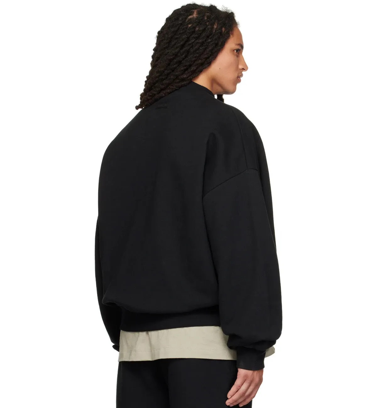 Fear of God Essentials SS23 Bonded Logo Dubai Exclusive Sweatshirt (Jet Black)