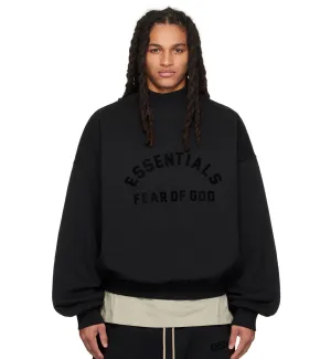 Fear of God Essentials SS23 Bonded Logo Dubai Exclusive Sweatshirt (Jet Black)