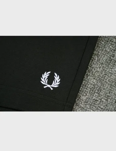 Fred Perry Reverse Tricot Short Pants SS23 (Black)