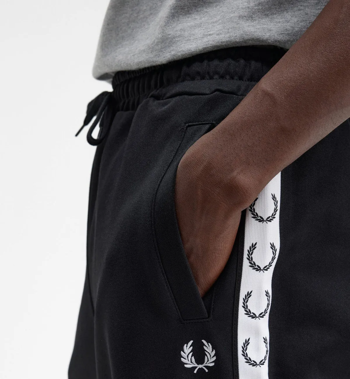 Fred Perry Taped Track Pant (Black)