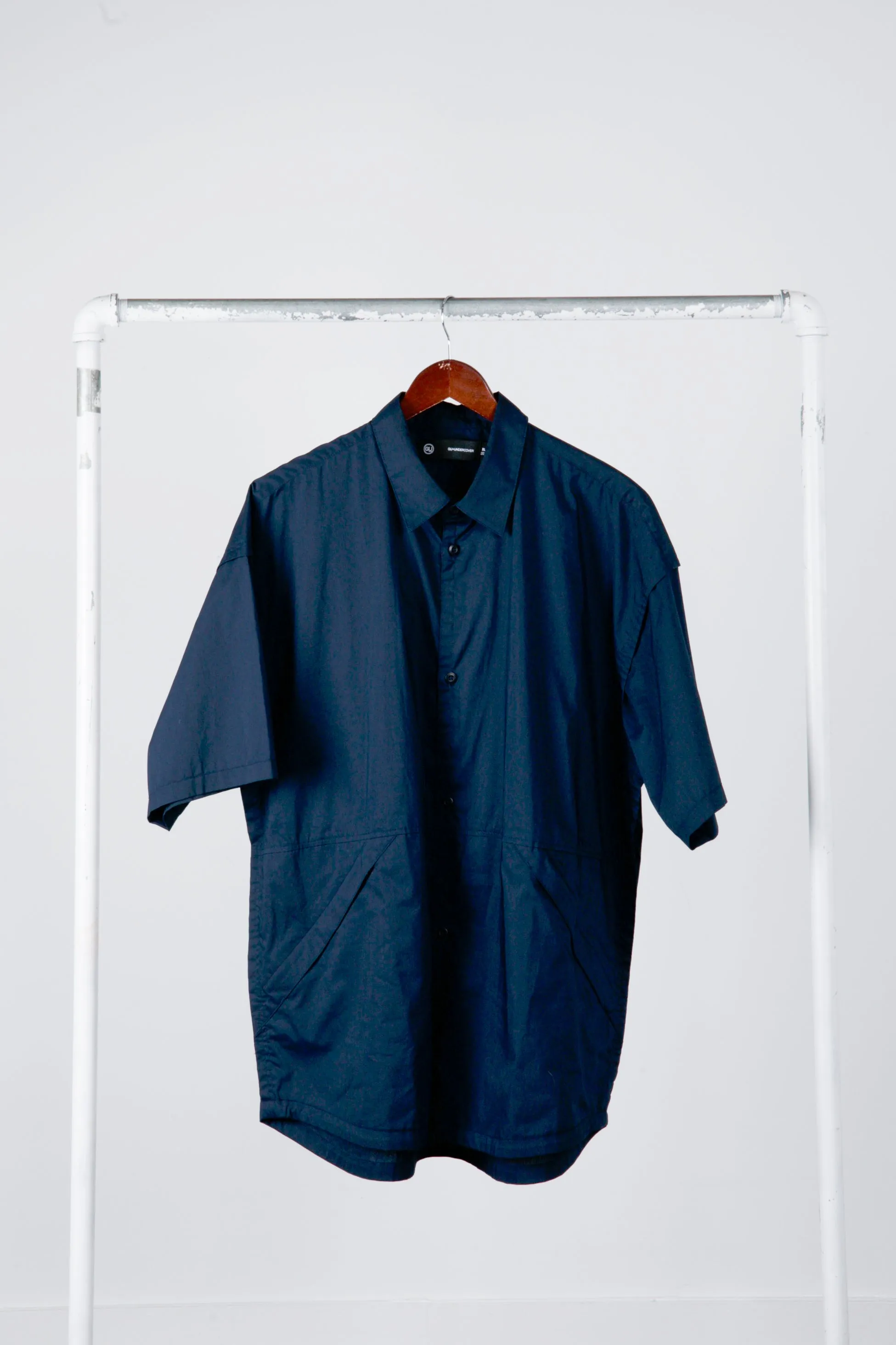 GU x UNDERCOVER SS24 'Tactical Military' S/S Shirt Navy (2024)