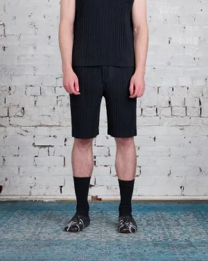 HOMME PLISS ISSEY MIYAKE Pleats May Short Black