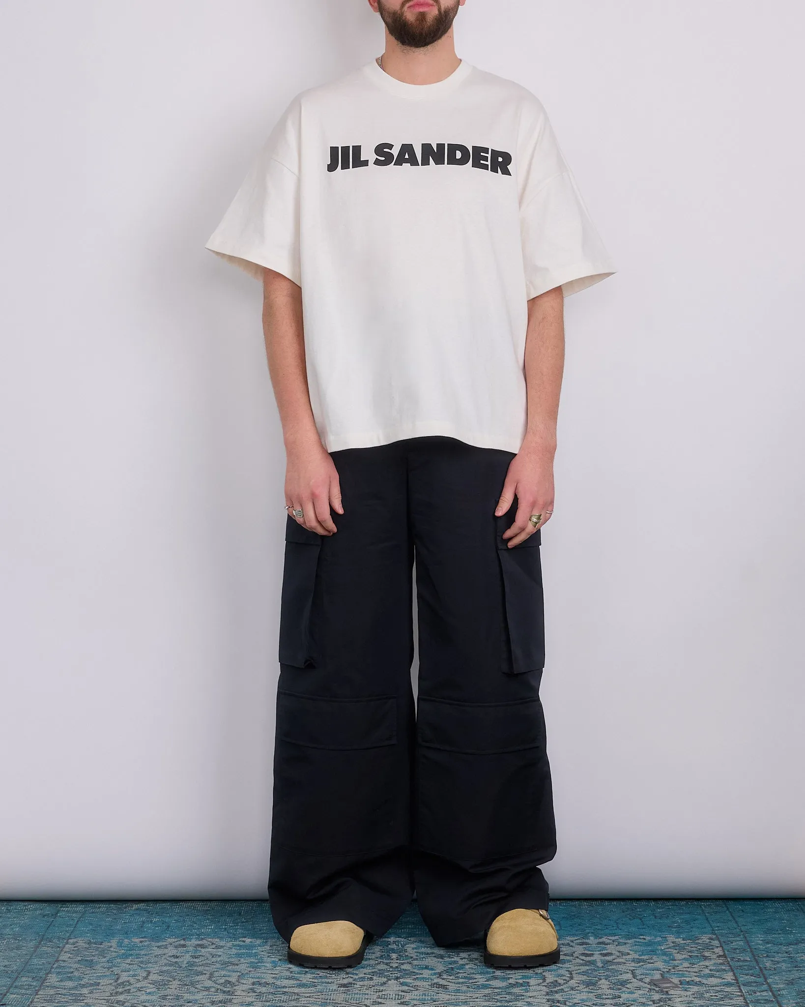 Jil Sander Logo T-Shirt Porcelain