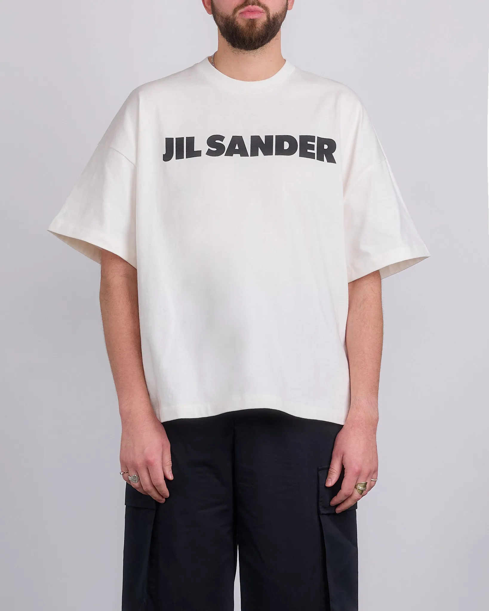 Jil Sander Logo T-Shirt Porcelain