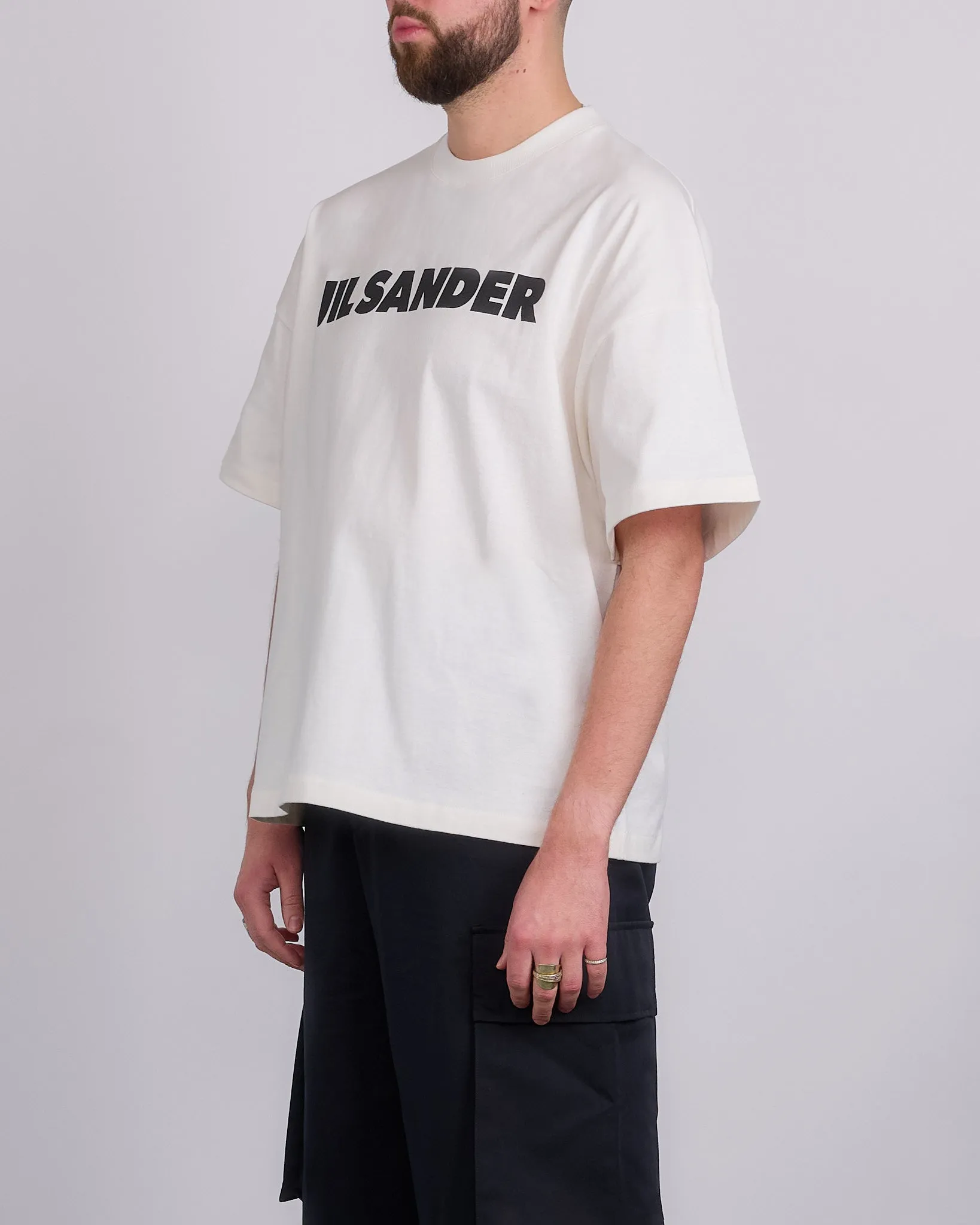 Jil Sander Logo T-Shirt Porcelain