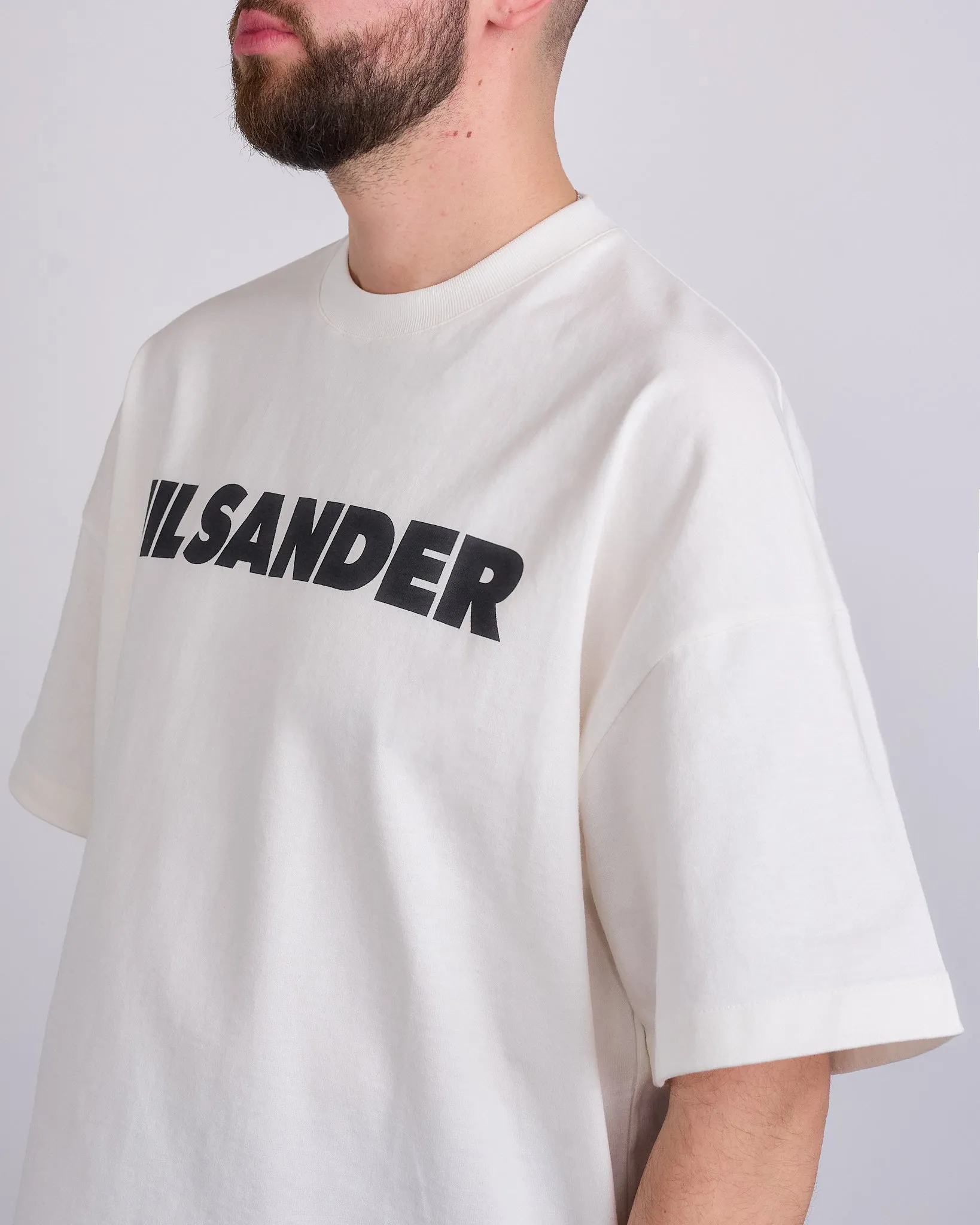 Jil Sander Logo T-Shirt Porcelain