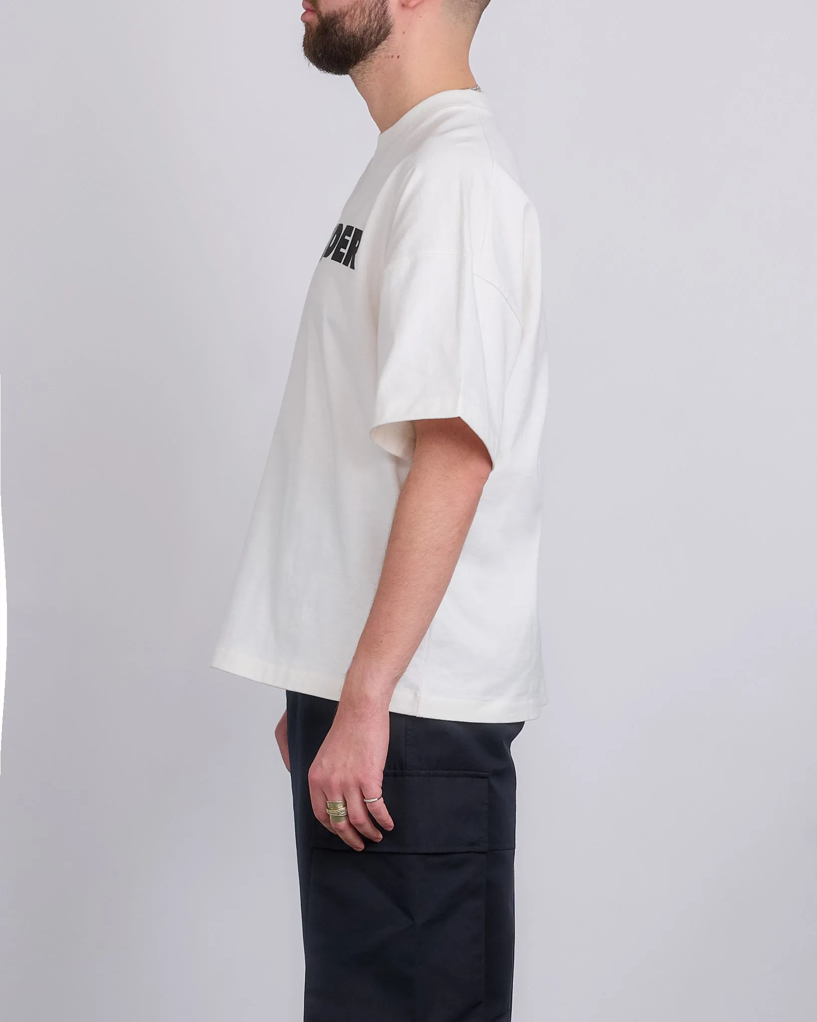 Jil Sander Logo T-Shirt Porcelain