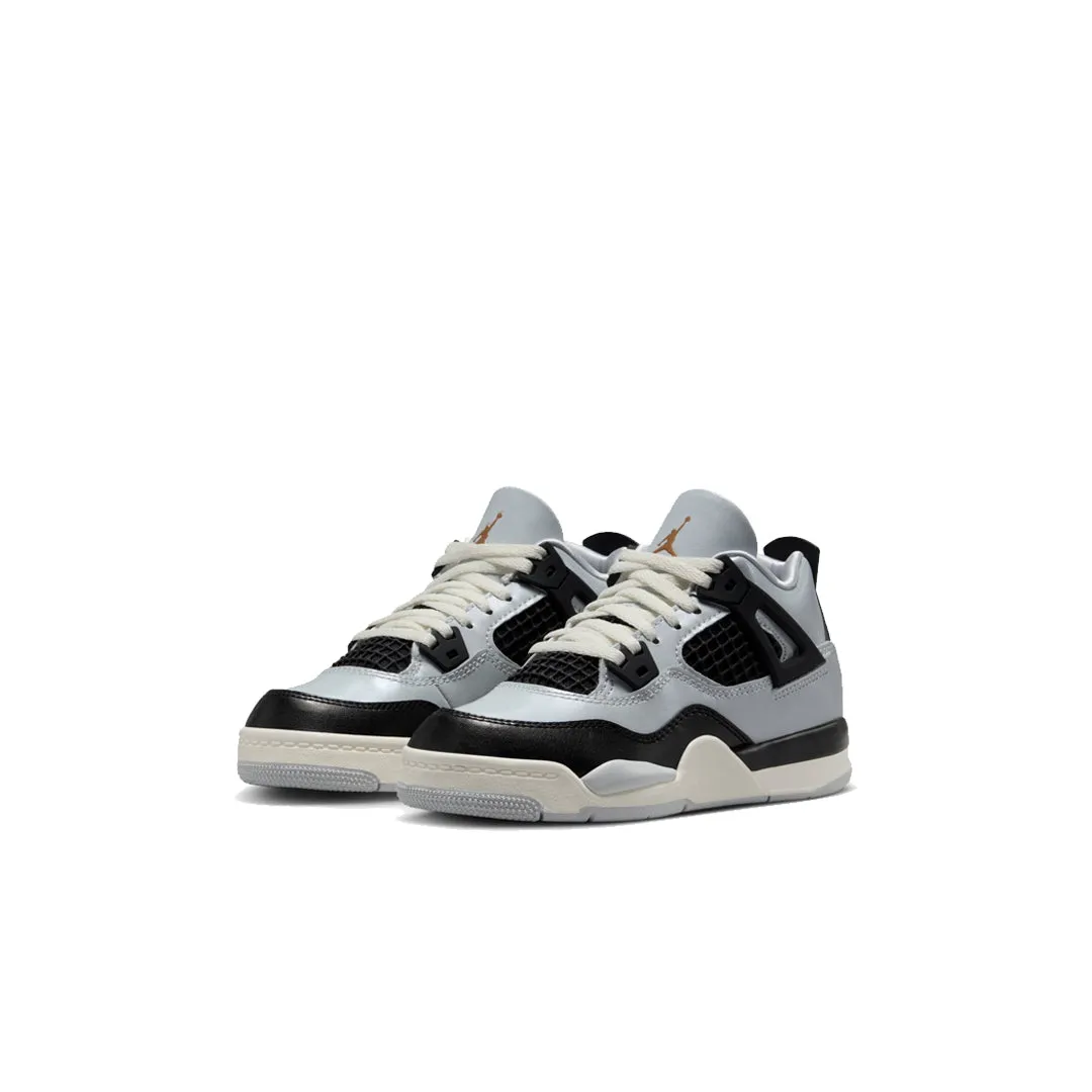 JORDAN 4 RETRO (PS) PLATINUM GOLD