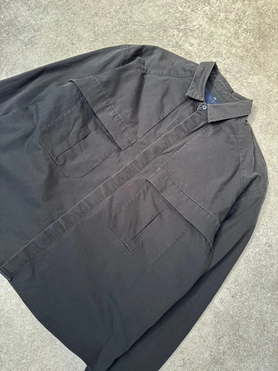 Juun. J Black Lightweight Harrington Jacket