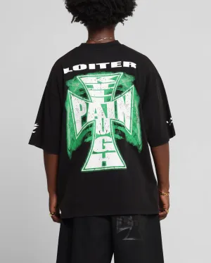 Loiter Liberty Vintage T-Shirt Vintage Black