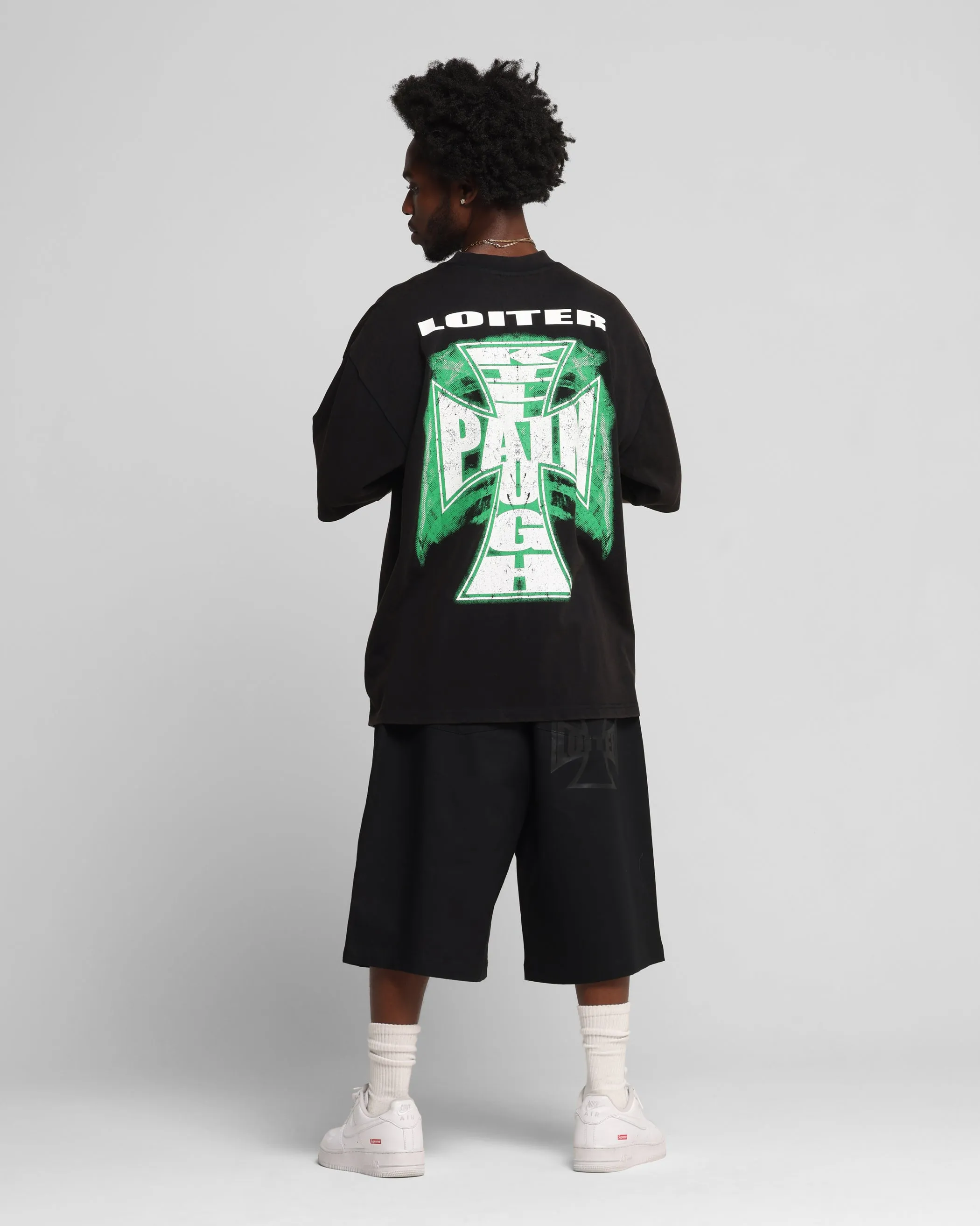 Loiter Liberty Vintage T-Shirt Vintage Black