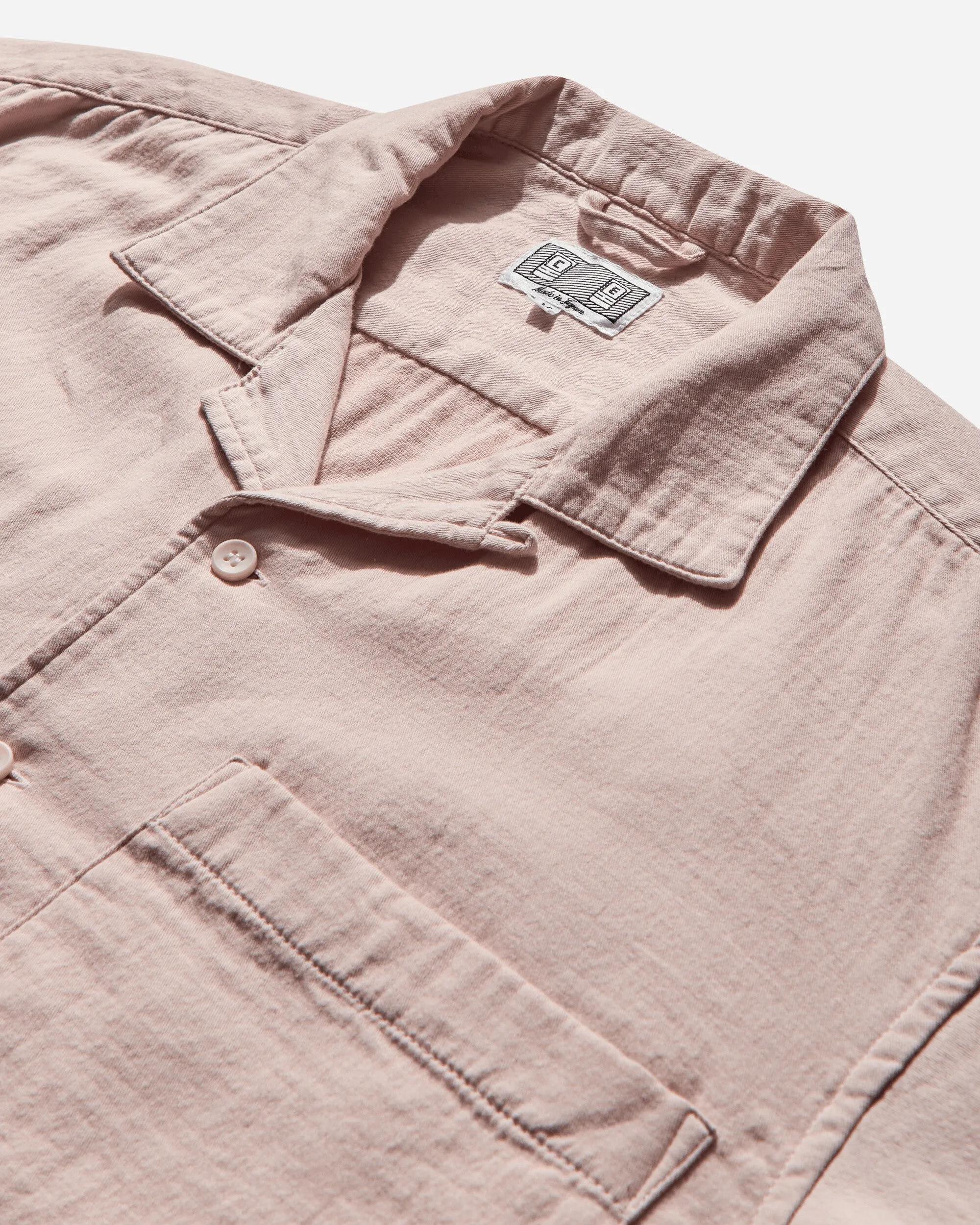 Men's Cotton Lpoc Open Shirt Pink