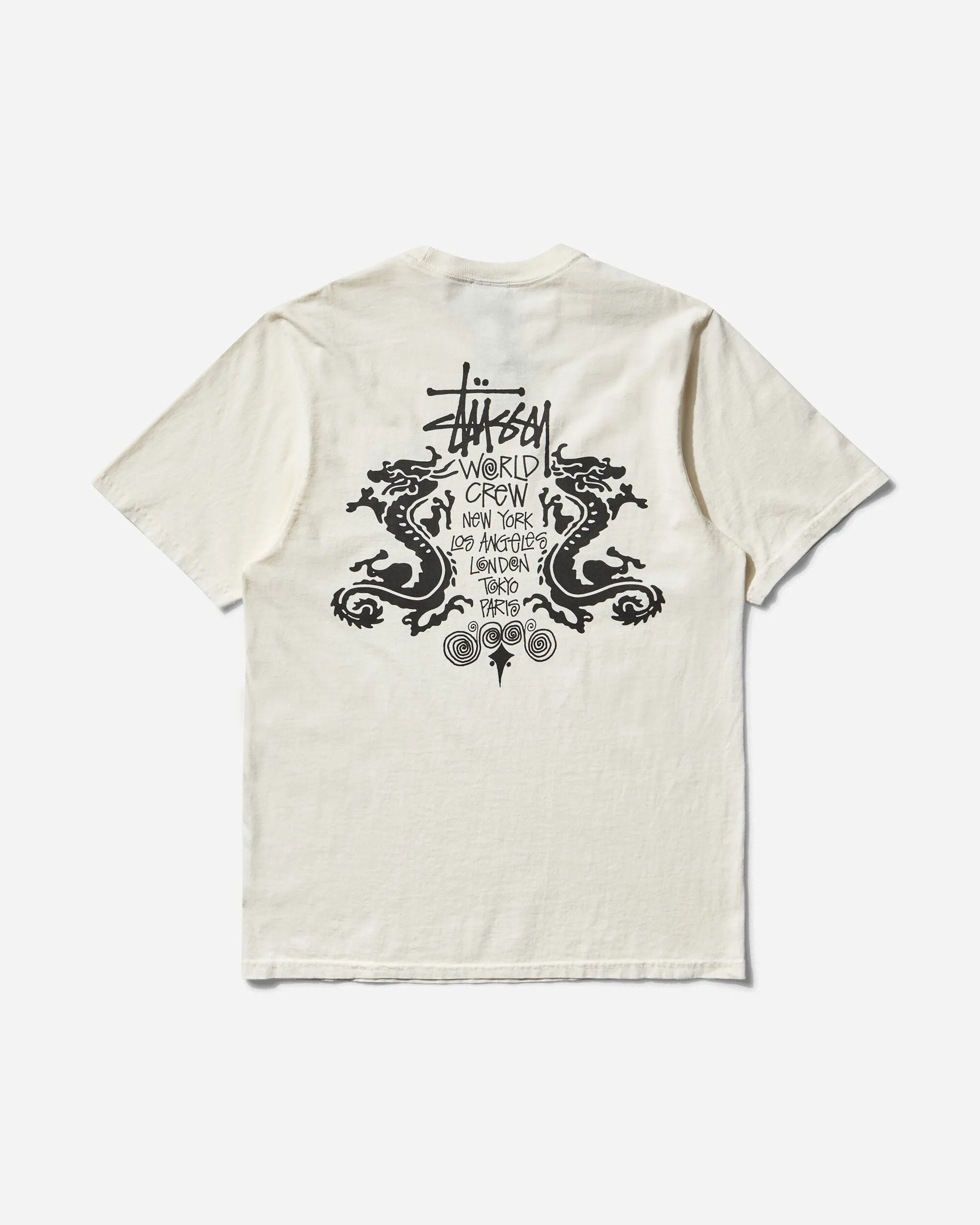 Men's Double Dragon Pigment Dyed T-Shirt Natural
