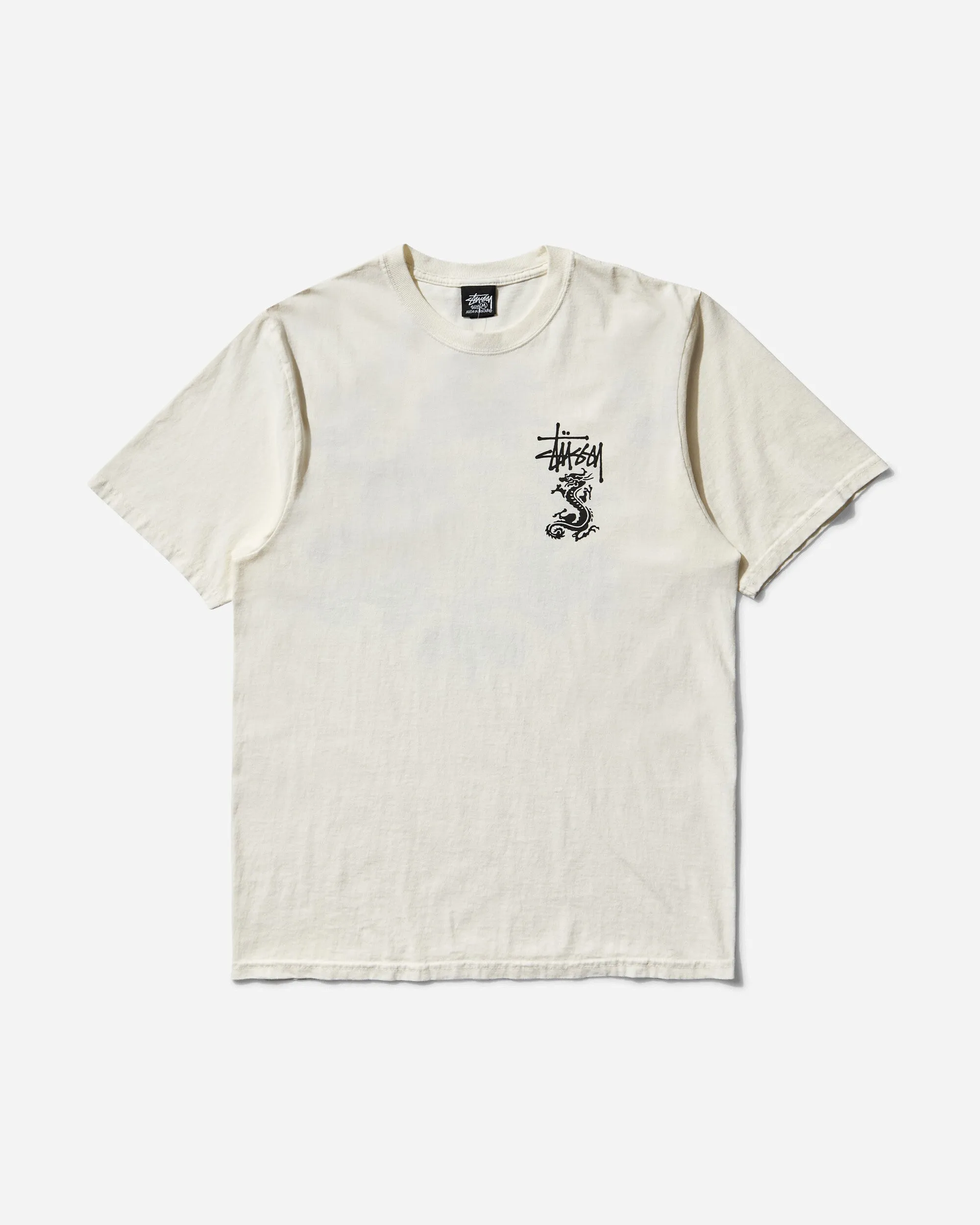 Men's Double Dragon Pigment Dyed T-Shirt Natural