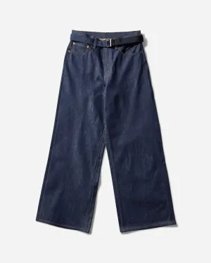Men's sacai Denim Pants Rinsed Indigo