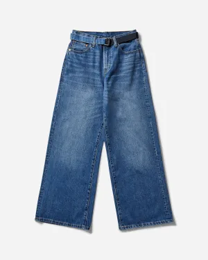 Men's sacai Denim Pants Vintage Blue