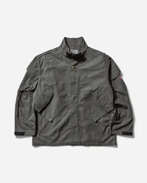 Men's Stand Collar BDU Jacket Charcoal
