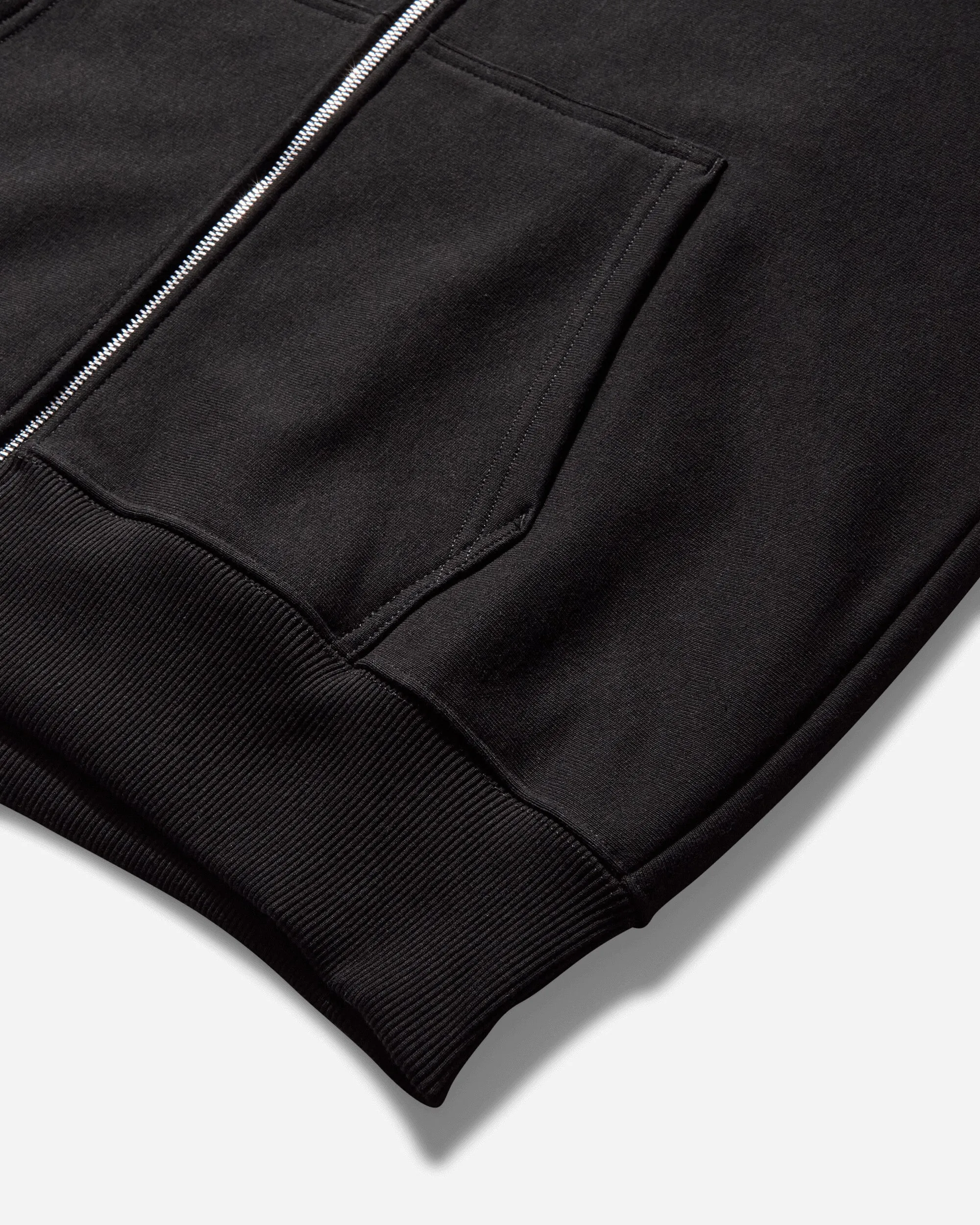 Men's Superior Quality Zip Hoodie Black