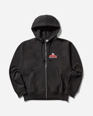 Men's Superior Quality Zip Hoodie Black
